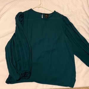 Teal blouse